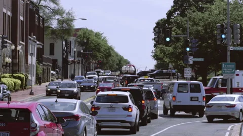 Ambulance car on the road Stock Footage 52828779