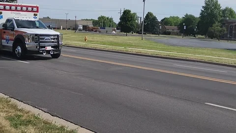 Ambulance Driving By Stock Footage 199107330