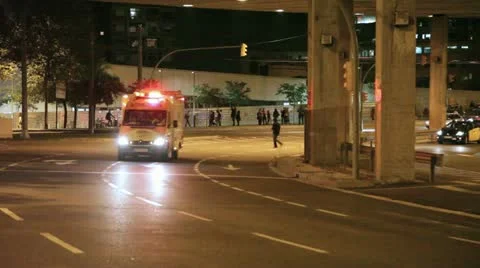 Ambulance emergency Stock Footage 21855999
