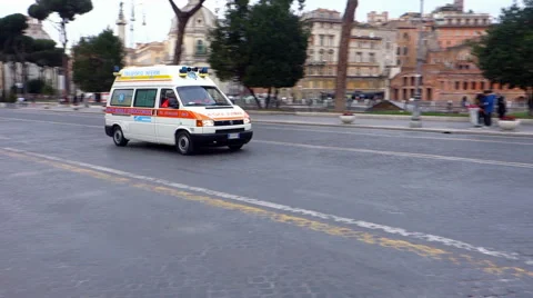 Ambulance in Emergency Stock Footage 60777036