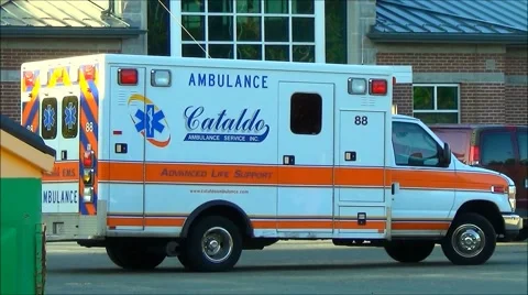Ambulance engine idle sound loop Stock-Footage 43117052