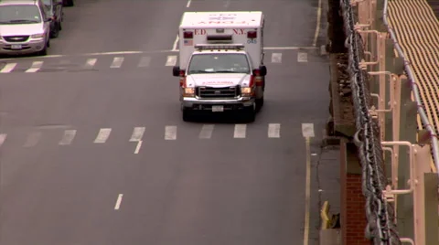 Ambulance FDNY New York City Stock Footage