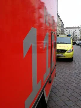 Ambulance first aid Stock Photos