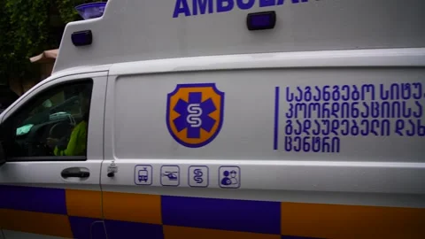 Ambulance goes to call Stock Footage 162058947