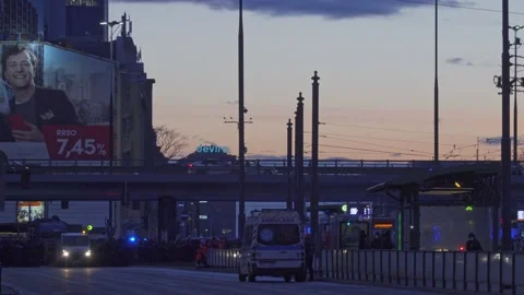 Ambulance on hold Stock Footage 150282501