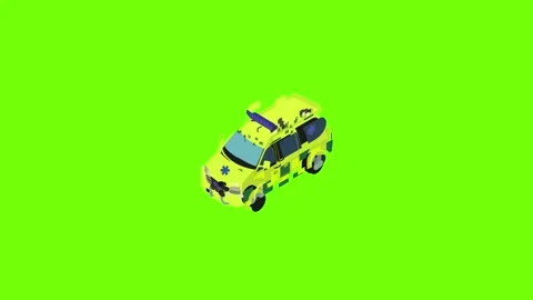 Ambulance icon animation Stock Footage 153605947
