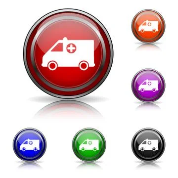 Ambulance icon Stock Illustration