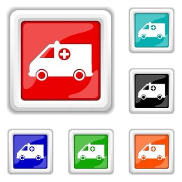 Ambulance icon Stock Illustration