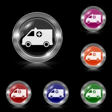 Ambulance icon Stock Illustration