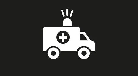 Ambulance Icon. Stock Illustration