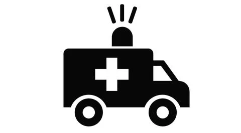 Ambulance Icon. Stock Illustration