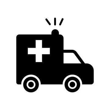 Ambulance icon Illustrazione stock