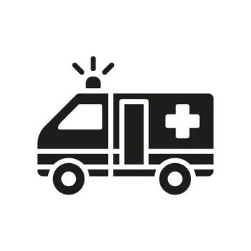 Ambulance icon vector design templates simple and modern Illustrazione stock