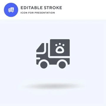 Ambulance icon vector, filled flat sign, solid pictogram isolated on white, l イラスト素材