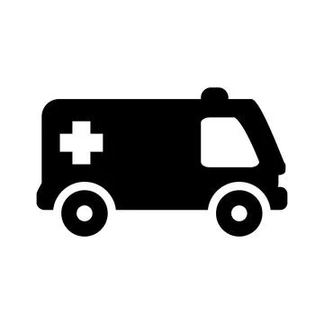 Ambulance icon vector template illustration design Stock Illustration