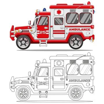 Ambulance. Stock Illustration