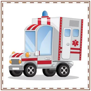 Ambulance. イラスト素材