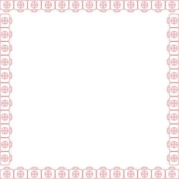 Ambulance kit empty frame. First aid kit, ambulance emergency box with empty  Stock Illustration