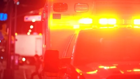 Ambulance lights Video stock 104831881