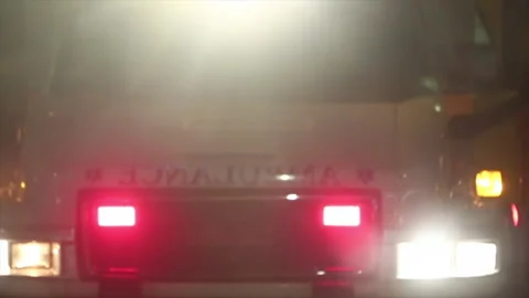 AMBULANCE LIGHTS Stock Footage 178505496