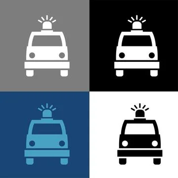 Ambulance logo icon vector illustration logo template Isolated. Stock Illustration