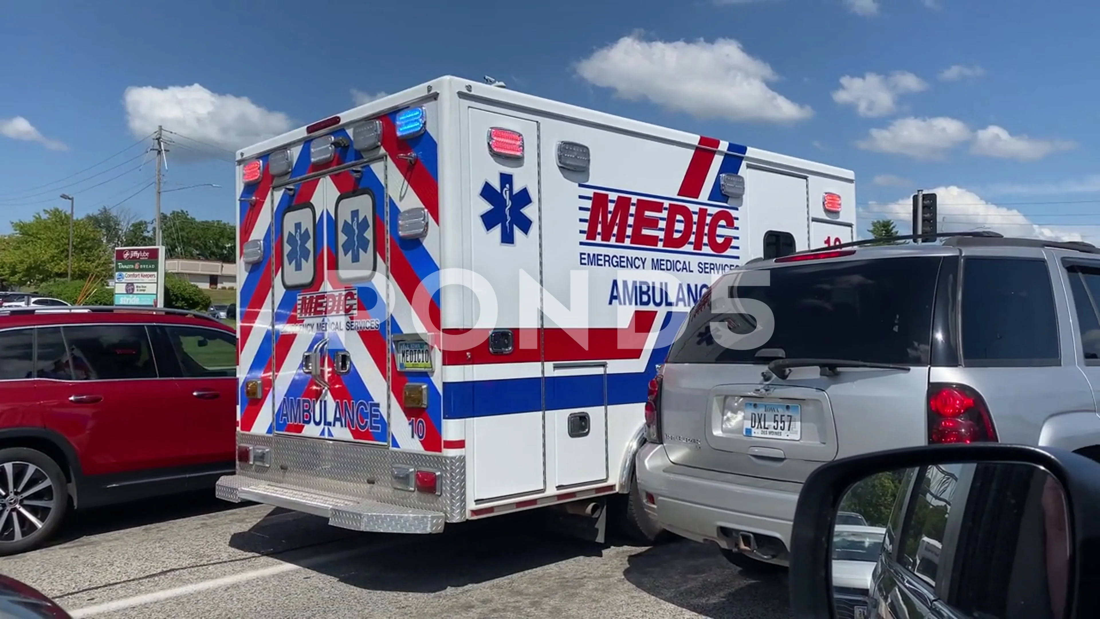 New York Presbyterian Hospital ambulance for emergency medical services  parked on a new york street Stock Photo - Alamy