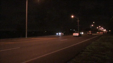 Ambulance At Night Stock Footage 160175