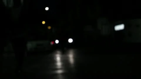 Ambulance at night Video stock 8991689