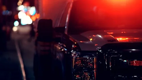 Ambulance at night Video stock 104831885