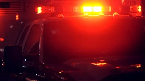 Ambulance at night Video stock 104831917