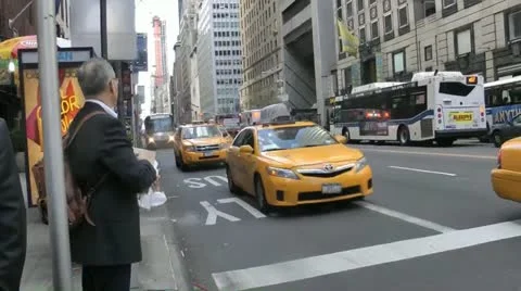 Ambulance in NYC Stock Footage 10865195