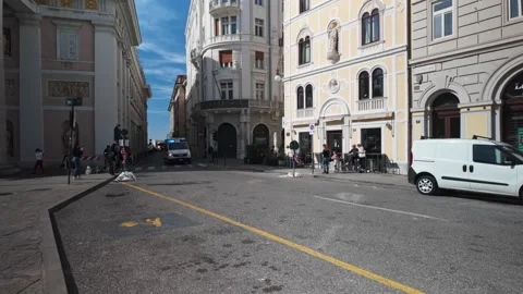 Ambulance passing Stock Footage 332346596