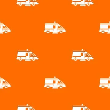Ambulance pattern seamless Stock Illustration