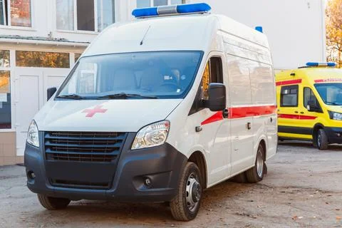 An ambulance. Stock Photos