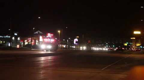 Ambulance Responding Through Traffic Video stock 61476779