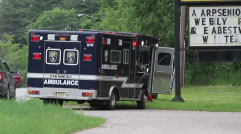 Ambulance on Scene Stock-Footage 39482703