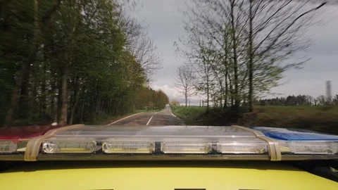 Ambulance siren Stock Footage 307305186