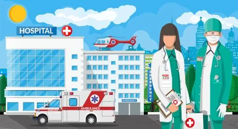Ambulance staff concept. イラスト素材