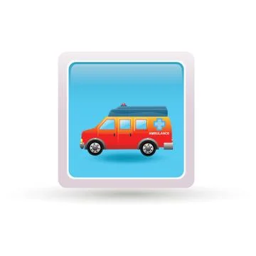 Ambulance van Stock Illustration