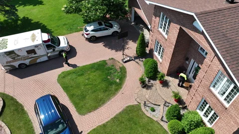 Ambulance workers on a rescue call Stock Footage 293735368