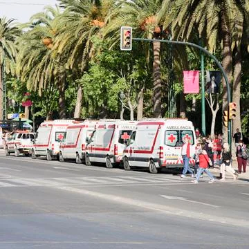 Ambulances Stock Photos