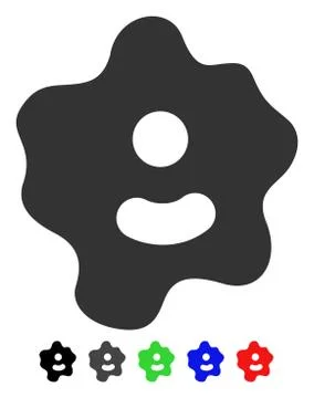 Ameba Flat Icon Stock Illustration