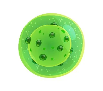 Ameba germ or bacteria bacillus microorganism Stock Illustration