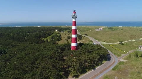 Ameland Lighthouse - 1 Stock Footage 165038086