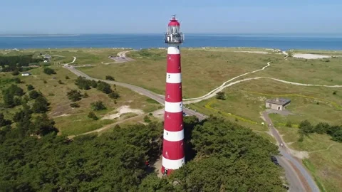 Ameland Lighthouse - 3 Stock Footage 165038097