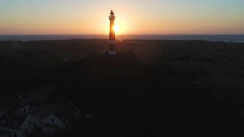 Ameland Lighthouse - 6 Stock Footage 165038102
