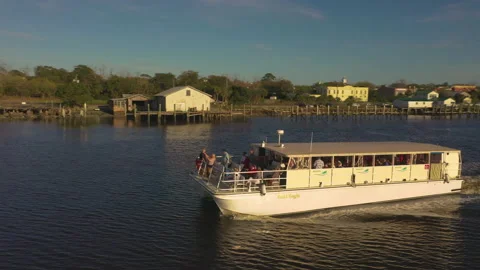Amelia River Cruises 库存影片 155209123