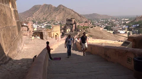 Amer fort, Jaipur 스톡 동영상 33379726