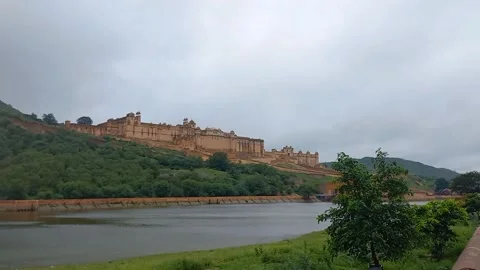 Amer fort jaipur Stock Footage 168016692