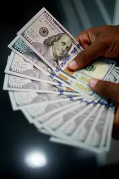 Amercan dollar cedules Stock Photos